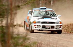 Tyler Matalas / Izaak Degenaer Subaru Impreza LX on SS1.