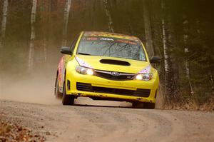 Scott Putnam / Alex Wong Subaru WRX STi on SS1.