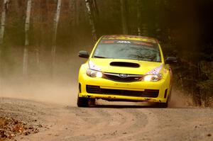 Scott Putnam / Alex Wong Subaru WRX STi on SS1.