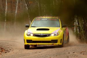 Scott Putnam / Alex Wong Subaru WRX STi on SS1.