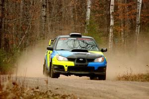 Colin Gleason / Mason Klimek Subaru Impreza 2.5RS on SS1.