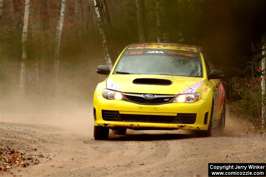 Scott Putnam / Alex Wong Subaru WRX STi on SS1.