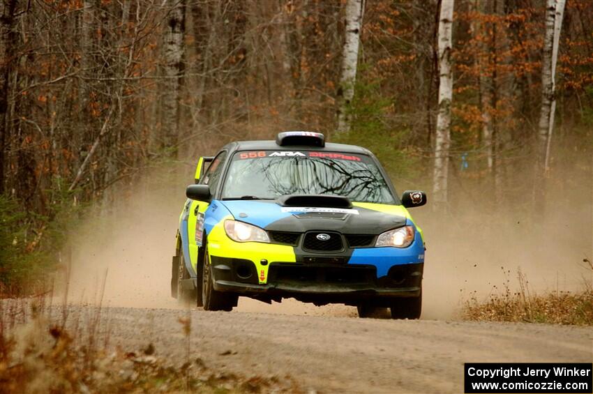 Colin Gleason / Mason Klimek Subaru Impreza 2.5RS on SS1.