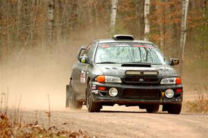 Jacob Kohler / Brittney Kohler Subaru Impreza on SS1.