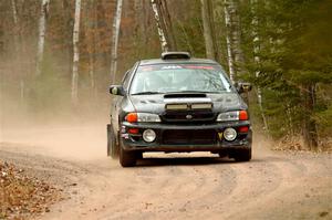 Jacob Kohler / Brittney Kohler Subaru Impreza on SS1.