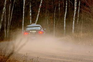 Jacob Kohler / Brittney Kohler Subaru Impreza on SS1.