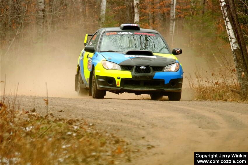 Colin Gleason / Mason Klimek Subaru Impreza 2.5RS on SS1.