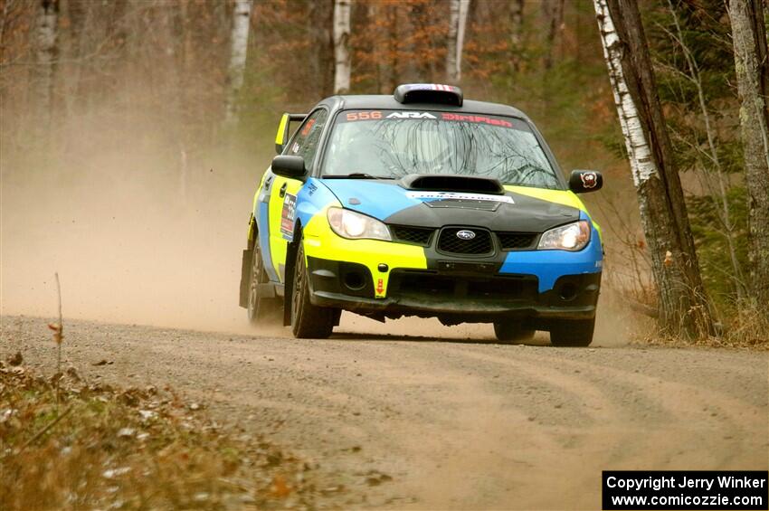 Colin Gleason / Mason Klimek Subaru Impreza 2.5RS on SS1.