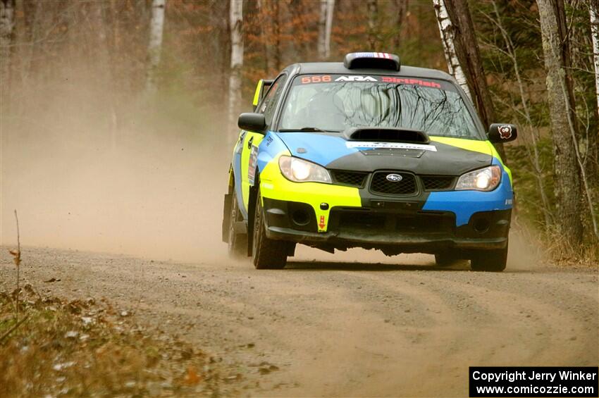 Colin Gleason / Mason Klimek Subaru Impreza 2.5RS on SS1.