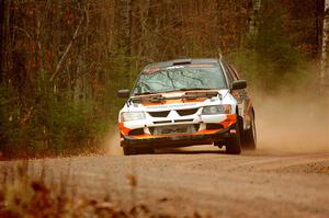 Tim Whitteridge / Mitch Meadows Mitsubishi Lancer Evo VIII on SS1.