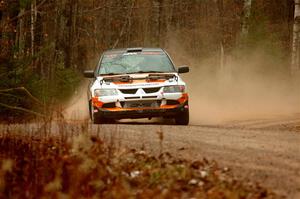 Tim Whitteridge / Mitch Meadows Mitsubishi Lancer Evo VIII on SS1.