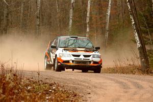 Tim Whitteridge / Mitch Meadows Mitsubishi Lancer Evo VIII on SS1.