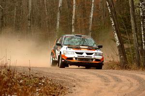 Tim Whitteridge / Mitch Meadows Mitsubishi Lancer Evo VIII on SS1.