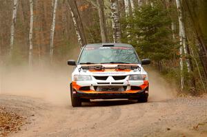 Tim Whitteridge / Mitch Meadows Mitsubishi Lancer Evo VIII on SS1.