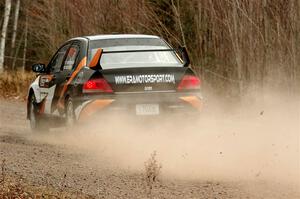 Tim Whitteridge / Mitch Meadows Mitsubishi Lancer Evo VIII on SS1.