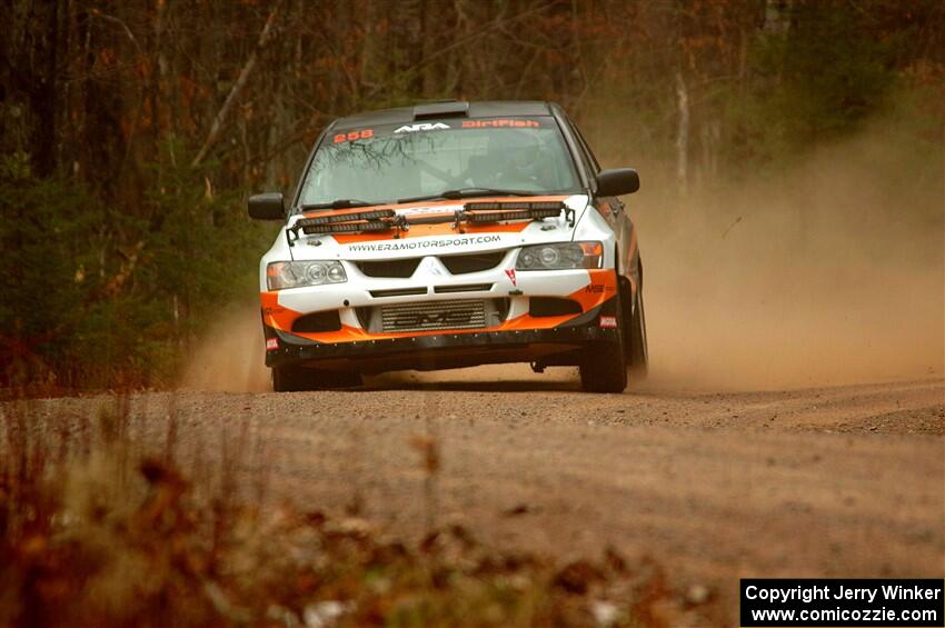 Tim Whitteridge / Mitch Meadows Mitsubishi Lancer Evo VIII on SS1.