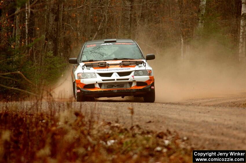 Tim Whitteridge / Mitch Meadows Mitsubishi Lancer Evo VIII on SS1.