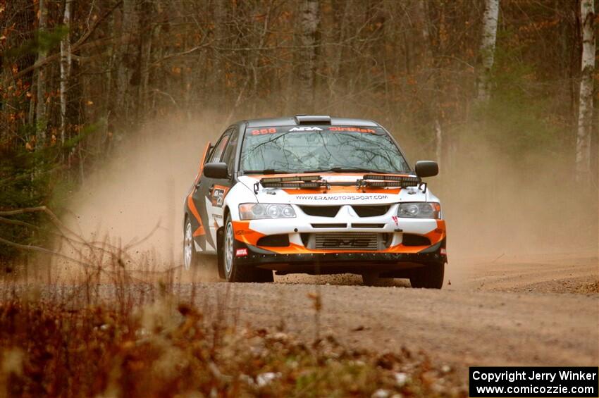 Tim Whitteridge / Mitch Meadows Mitsubishi Lancer Evo VIII on SS1.
