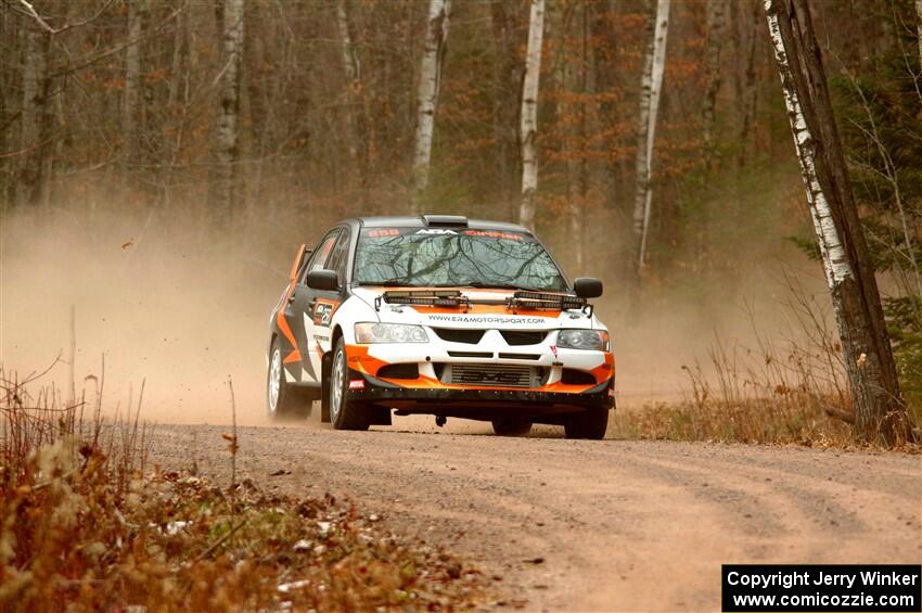 Tim Whitteridge / Mitch Meadows Mitsubishi Lancer Evo VIII on SS1.