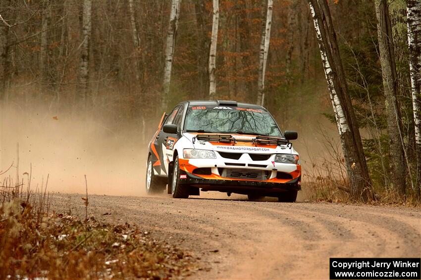 Tim Whitteridge / Mitch Meadows Mitsubishi Lancer Evo VIII on SS1.