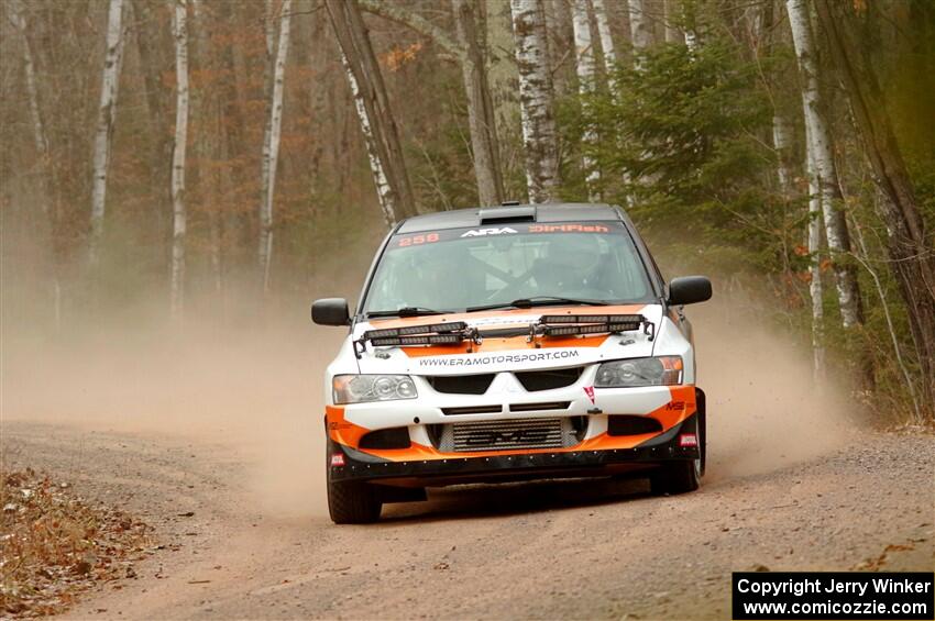 Tim Whitteridge / Mitch Meadows Mitsubishi Lancer Evo VIII on SS1.