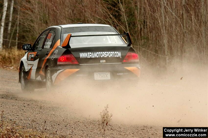 Tim Whitteridge / Mitch Meadows Mitsubishi Lancer Evo VIII on SS1.