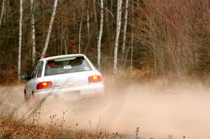 Aidan Hicks / John Hicks Subaru Impreza Wagon on SS1.