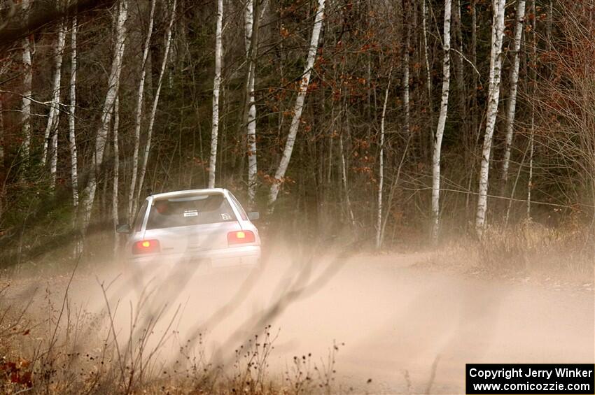Aidan Hicks / John Hicks Subaru Impreza Wagon on SS1.