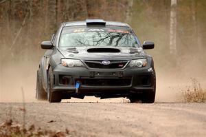 Calvin Bergen / Daryl Bergen Subaru WRX STi on SS1.