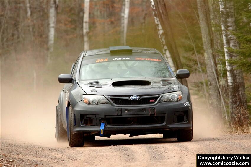 Calvin Bergen / Daryl Bergen Subaru WRX STi on SS1.