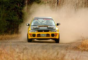 Steve Gingras / Katie Gingras Subaru Impreza on SS2.