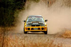 Steve Gingras / Katie Gingras Subaru Impreza on SS2.