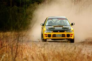 Steve Gingras / Katie Gingras Subaru Impreza on SS2.