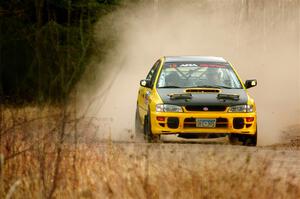 Steve Gingras / Katie Gingras Subaru Impreza on SS2.