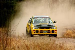Steve Gingras / Katie Gingras Subaru Impreza on SS2.