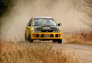Steve Gingras / Katie Gingras Subaru Impreza on SS2.