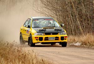 Steve Gingras / Katie Gingras Subaru Impreza on SS2.