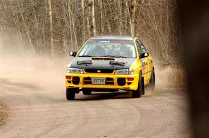 Steve Gingras / Katie Gingras Subaru Impreza on SS2.