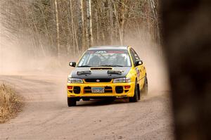 Steve Gingras / Katie Gingras Subaru Impreza on SS2.