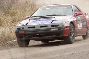 Al Dantes, Jr. / Marty Passuello Mazda RX-7 LS on SS2.