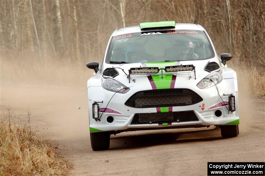 Kyle Tilley / Sarah Freeze Ford Fiesta R5 on SS2.