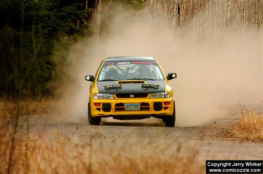 Steve Gingras / Katie Gingras Subaru Impreza on SS2.