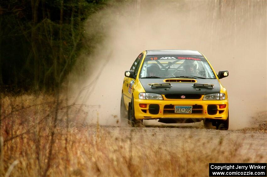 Steve Gingras / Katie Gingras Subaru Impreza on SS2.