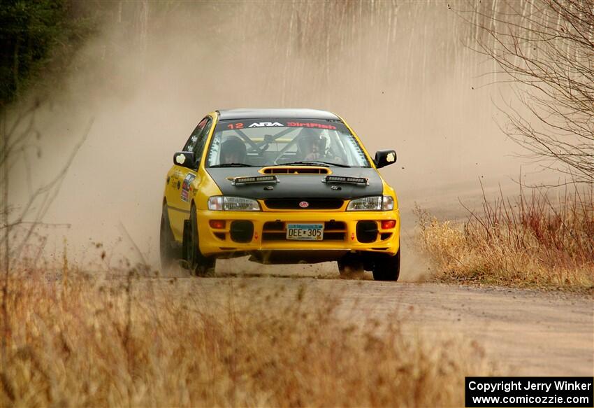 Steve Gingras / Katie Gingras Subaru Impreza on SS2.