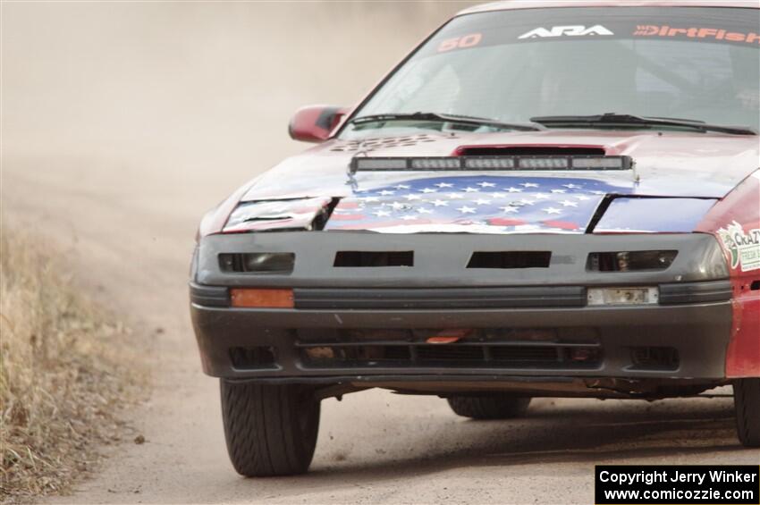 Al Dantes, Jr. / Marty Passuello Mazda RX-7 LS on SS2.