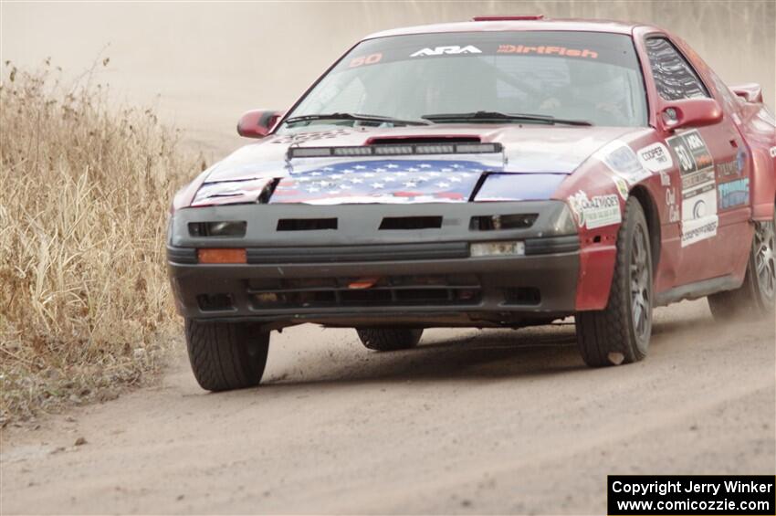 Al Dantes, Jr. / Marty Passuello Mazda RX-7 LS on SS2.