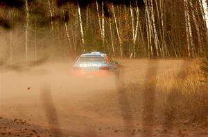 Tyler Matalas / Izaak Degenaer Subaru Impreza LX on SS2.