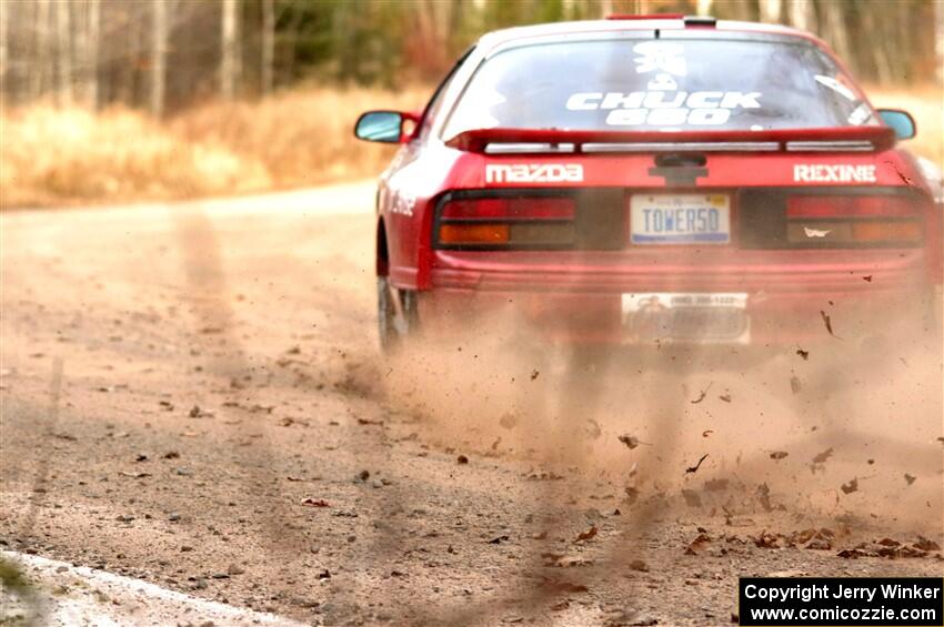 Al Dantes, Jr. / Marty Passuello Mazda RX-7 LS on SS2.
