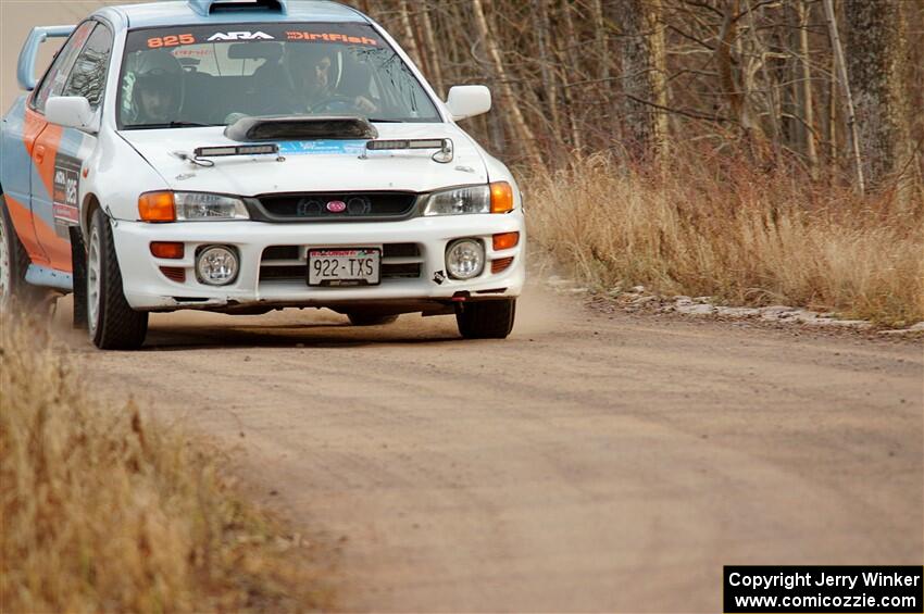 Tyler Matalas / Izaak Degenaer Subaru Impreza LX on SS2.
