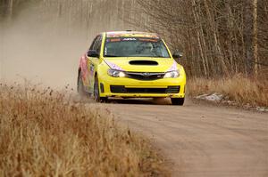 Scott Putnam / Alex Wong Subaru WRX STi on SS2.